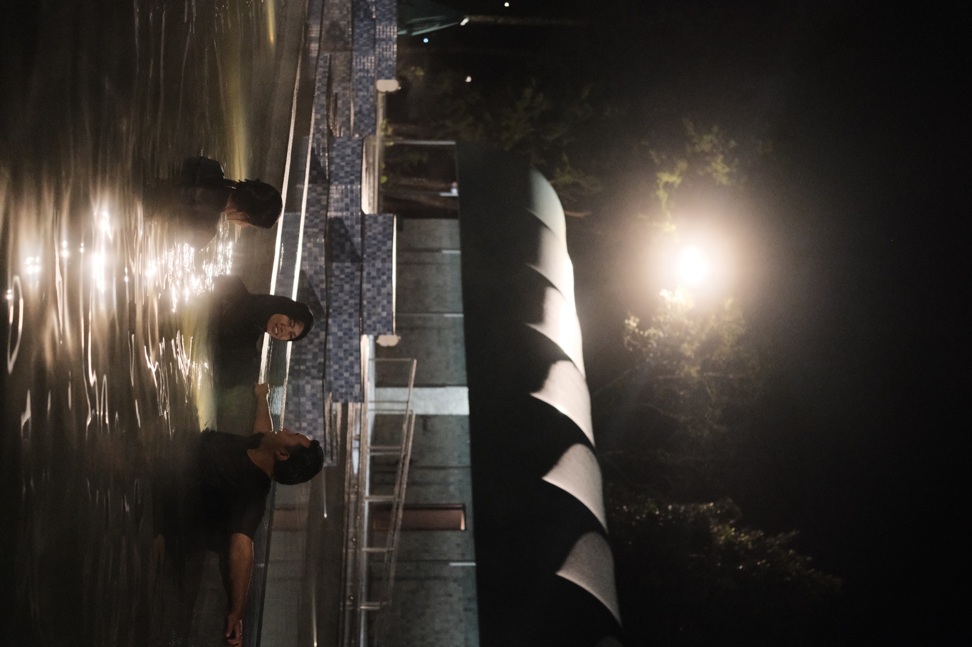 After Dark at Jiwanta: The Pool at Night
